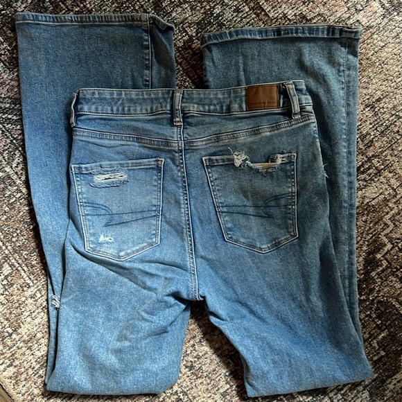 American eagle flare jeans 8 long - Picture 4 of 6